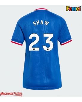 Manchester United Luke Shaw #23 Tricou Fotbal Replică 2026-27 Femei Deplasare Manchester United Luke Shaw #23 Tricou Fotbal Replică 2026-27 Femei Deplasare